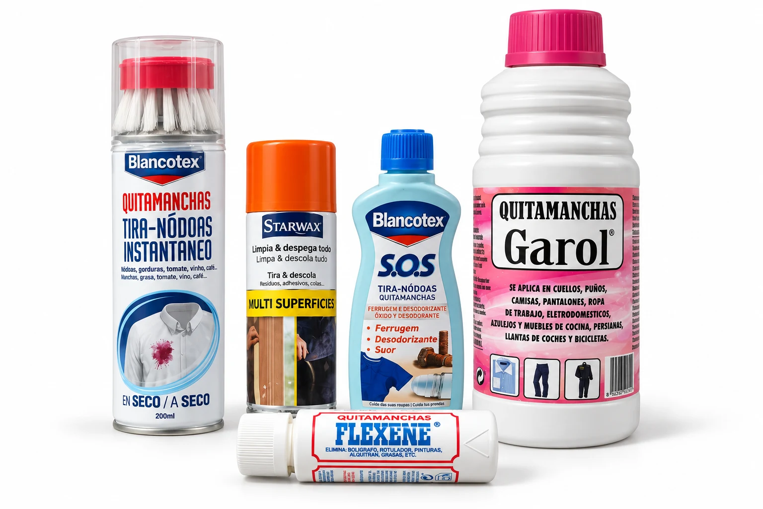 Selección completa del kit manchas difíciles