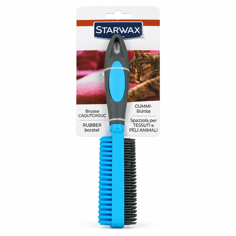 Starwax - Cepillo de goma para pelos en tejidos